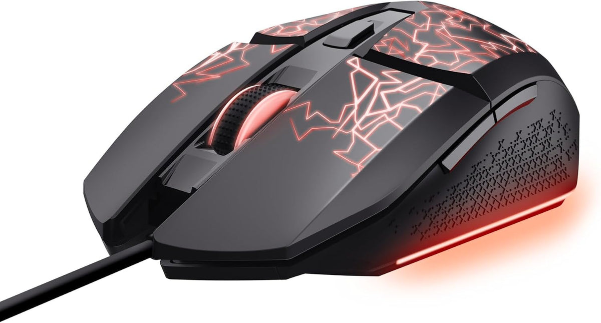 Gxtrust Vylax LED Gaming Maus Mit 6 Programmierbare Tasten, Schwarz