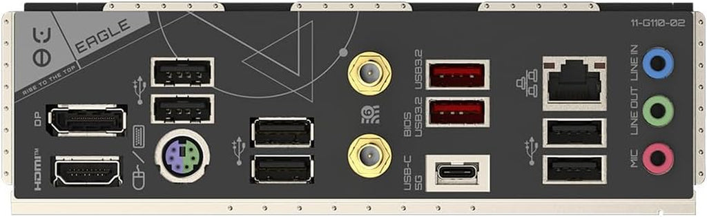 GIGABYTE B650 Eagle AX Mainboard - AMD Ryzen 9000Er-Serie, 12+2+2 Phasen VRM, Bis Zu 7600 Mhz DDR5 (OC), 1Xpcie 5.0 + 2Xpcie 4.0 M.2, Gbe LAN, Wifi 6E, USB 3.2 Gen 2