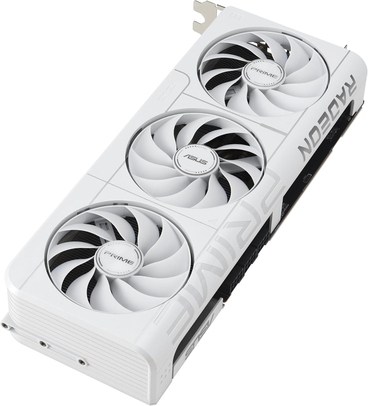 ASUS Prime Radeon RX 9070 XT White OC Edition Grafikkarte (Pcie 5.0, HDMI/DP 2.1, 2.5-Slot Design, Axial-Tech-Lüfter, Dual-Kugellager, Dual BIOS, ASUS GPU Guard)