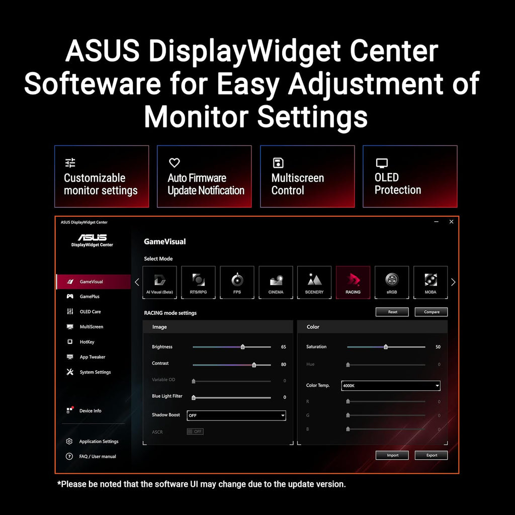 ASUS ROG Strix XG27AQDMES 27 Zoll QHD 240Hz OLED Gaming Monitor QD-OLED