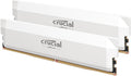 Crucial Pro DDR5 RAM 32GB Kit (2X16Gb) 6000Mhz CL36, Overclocking Gaming, Intel XMP 3.0 / AMD Expo, PC Computer Arbeitsspeicher, Weiß - CP2K16G60C36U5W