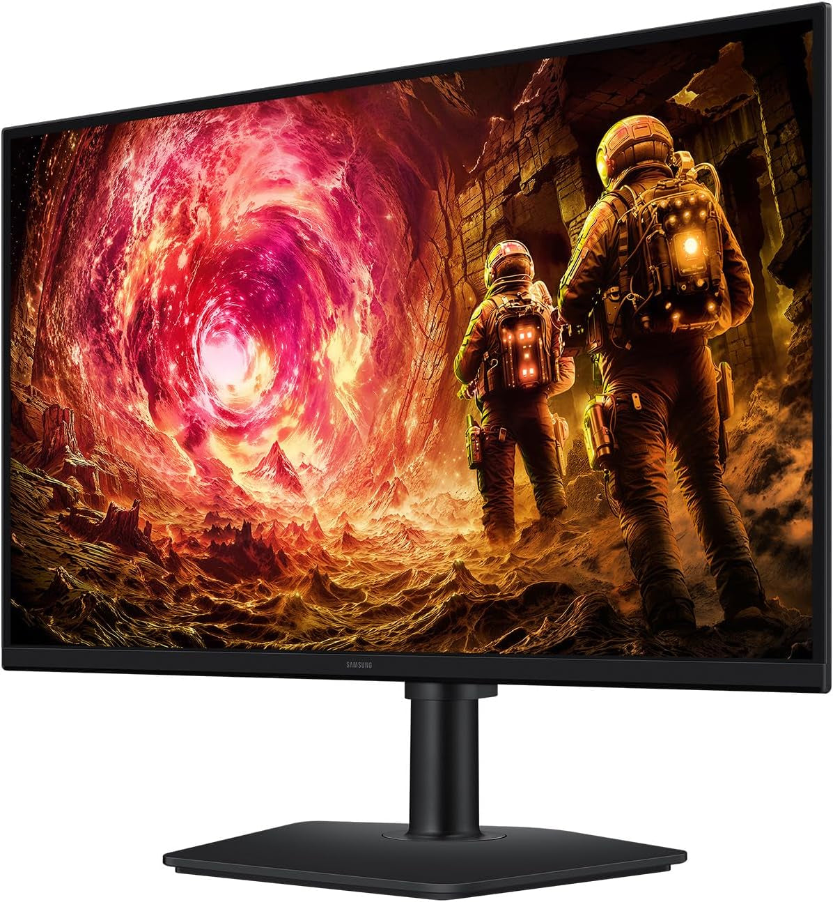 Samsung 27 Zoll Odyssey G50F Gaming Monitor, Pc-Bildschirm Mit Ips-Panel, 2.560 X 1.440 Pixel (QHD), 180 Hz, 1 Ms (G/G), AMD Freesync Premium, NVIDIA G-Sync, HDR10, LS27FG502EUXEN