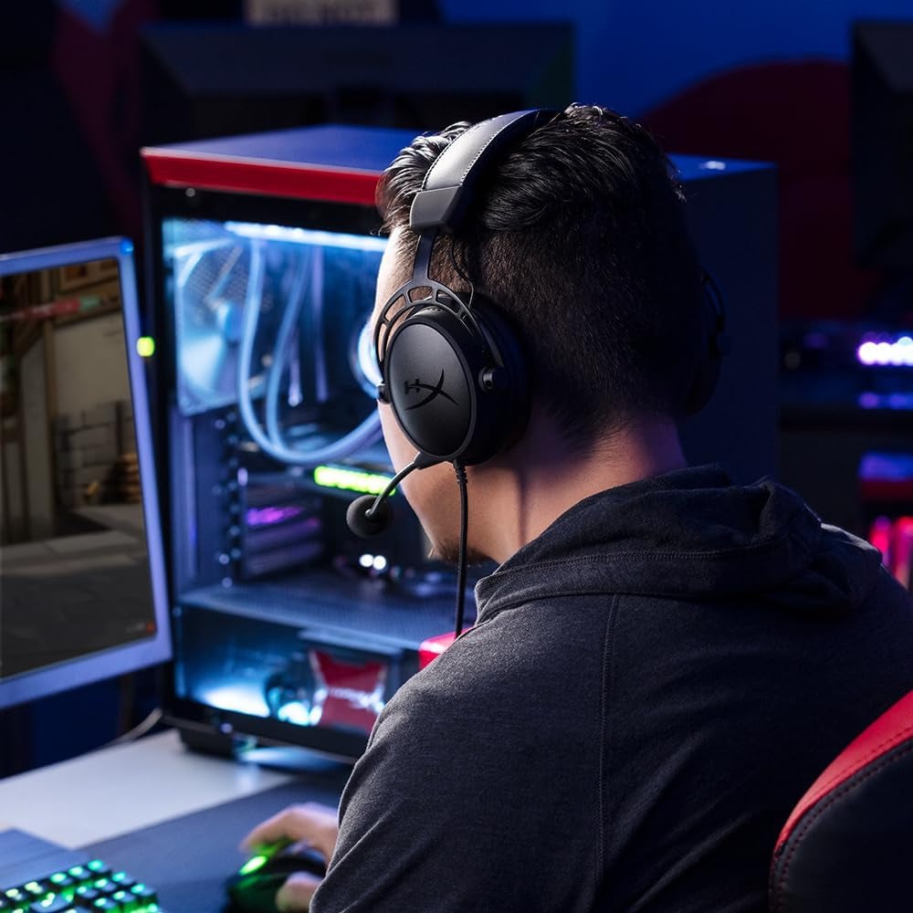 Hyperx Cloud Alpha Kabelgebundenes Gaming Headset Mit Dual-Chamber Sound