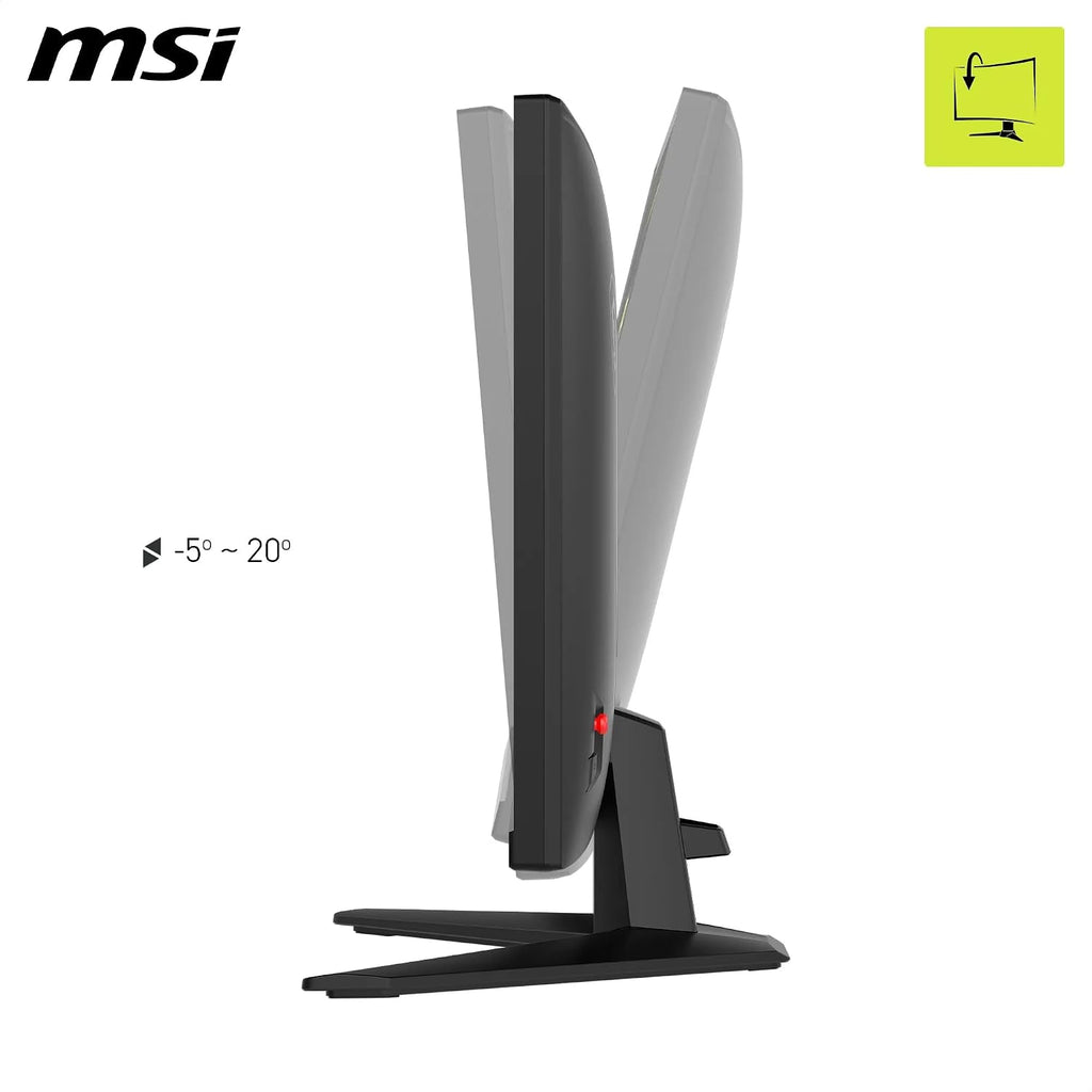 MSI MAG 272FDE, 27 Zoll, Fhd,1920X1080, Gaming-Monitor, 200 Hz, 0,5 Ms, Hdr-Fähig, AMD Freesync Premium, Augenschonend, AI Vision, HDMI 2.0B, DP 1.2A, Rahmenlos, Verstellbar, Vesa-Halterung, Schwarz