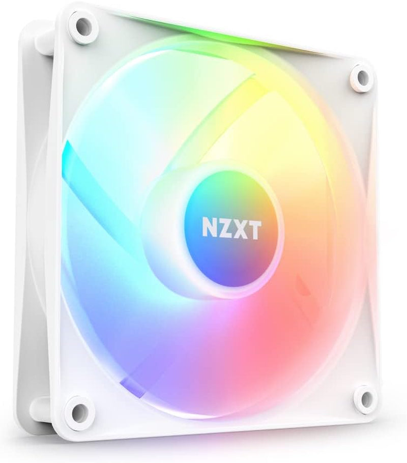 NZXT F120 RGB Core - 120Mm Hub-Montierter RGB Pc-Lüfter - Weiß