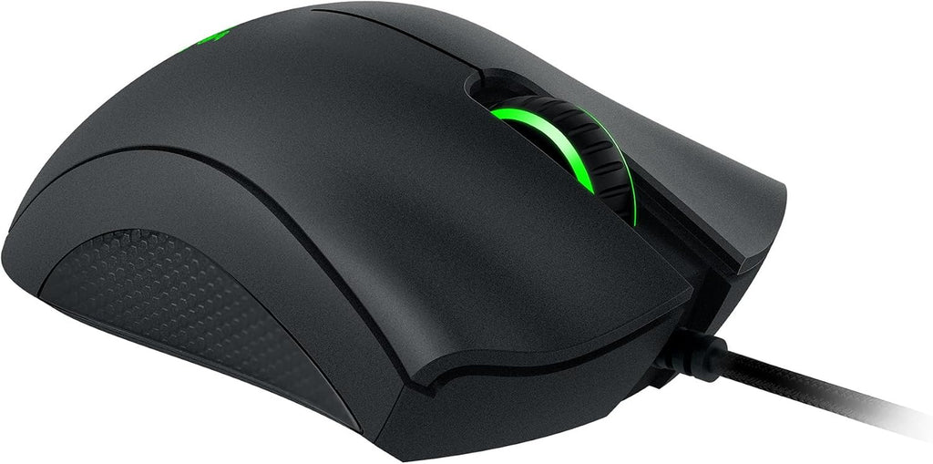 Razer Deathadder Essential (2021) - Kabelgebundene Gaming-Maus Mit Optischem Sensor Mit 6400 DPI (5 Programmierbare Tasten, Ergonomischer Formfaktor, 10 Millionen Klicks Lebensdauer) Schwarz
