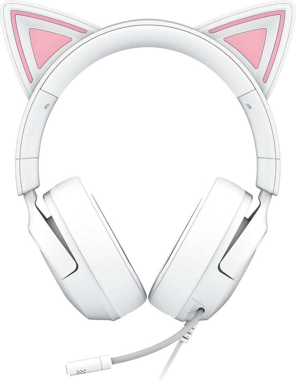 Razer Kraken Kitty V3 X - Kabelgebundenes Kitty-Headset Für Gaming - Kultige Kitty-Ohren - 270G Leicht - Hyperclear Kardioid Mikrofon - Triforce 40Mm Treiber - 3,5Mm Klinkenstecker | Weiß