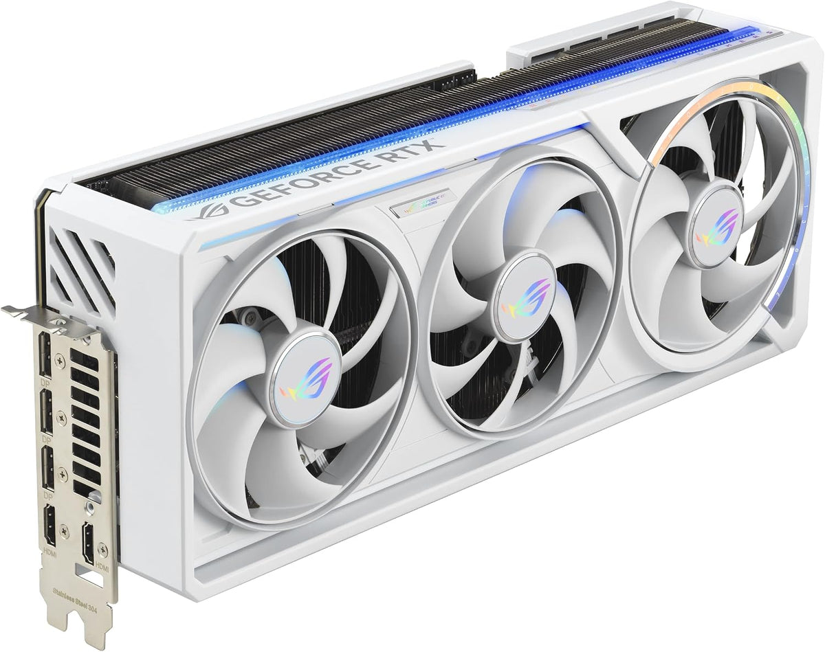 ASUS ROG Astral NVIDIA Geforce RTX™ 5080 16 GB GDDR7 White OC Edition – Quad-Fan Gaming-Grafikkarte Liefert Beispiellosen Luftstrom Und Luftdruck Für Optimale Leistung, 3 Jahre Garantie