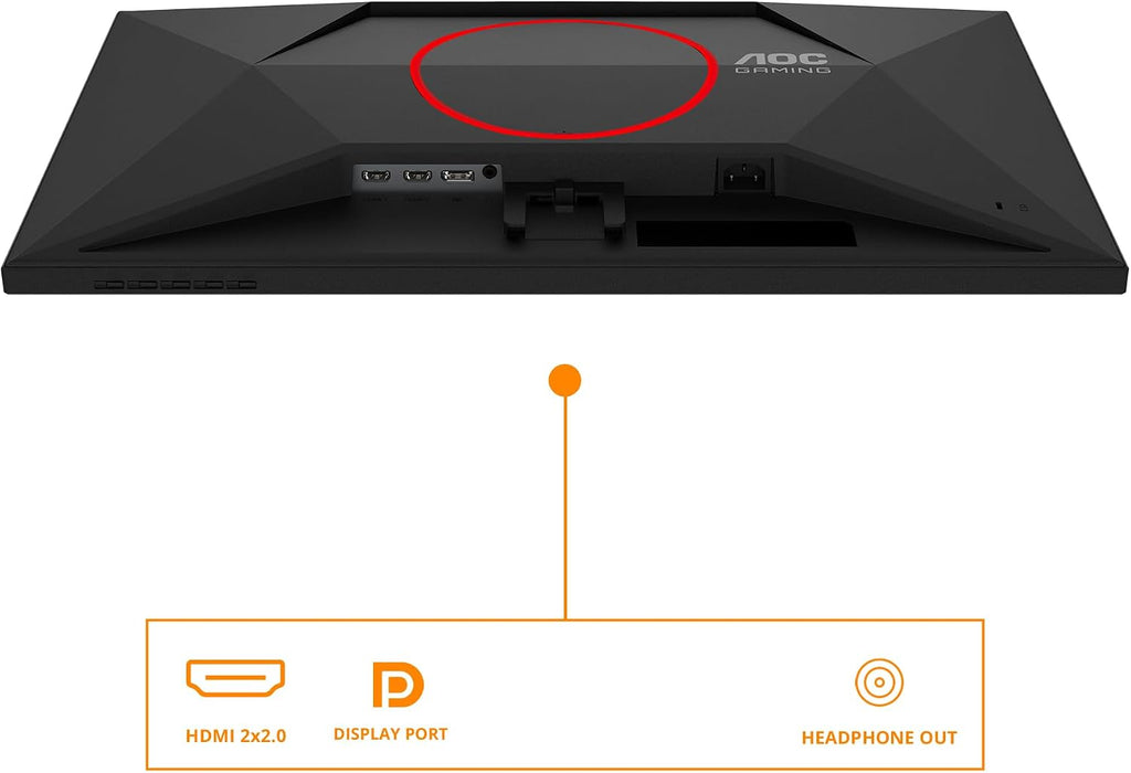 AOC 27G4HRE 27 Zoll FHD Gaming Monitor, 200Hz, Fast IPS Panel, 1Ms Gtg, HDR10, G-Sync Compatible, Lautsprecher,(1920X1080 HDMI 2X 2.0) Schwarz