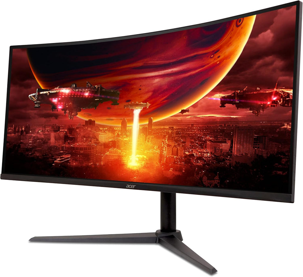 Acer Nitro XZ342CUV3 Gaming Monitor 34 Zoll (86,4 Cm), UWQHD, 180Hz, Curved