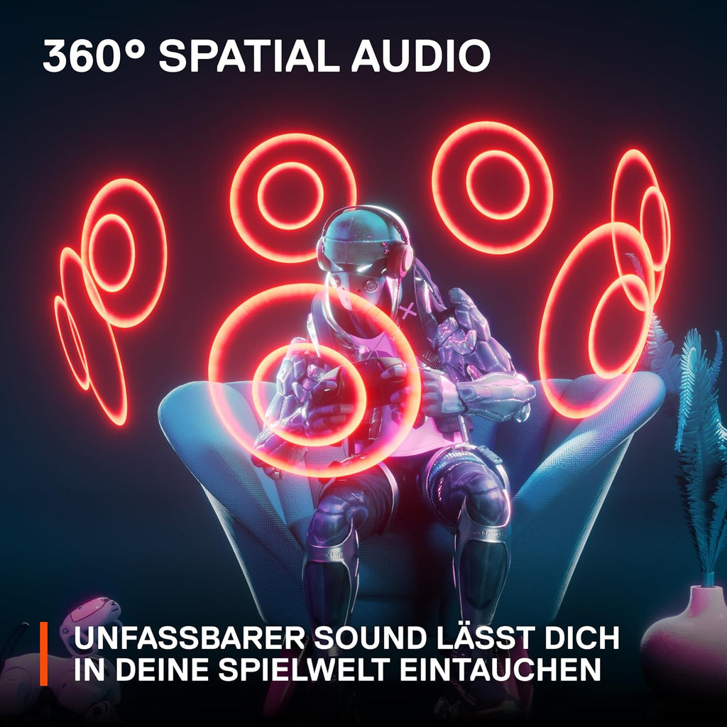 Steelseries Arctis Nova 3 - Multi-System Gaming-Headset – Hi-Fi-Treiber – 360° Surround-Sound –Rgb-Beleuchtung – Memory Foam-Ohrpolster – Ultraleicht – Clearcast Gen 2-Mikrofon – PC, PS5, PS4, Switch