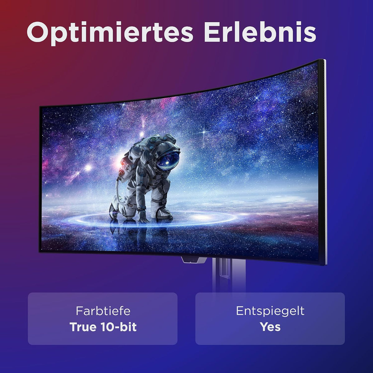 Lenovo Legion Pro 34Wd-10 | 34" WQHD OLED Gaming Monitor | 240 Hz | 0.03Ms