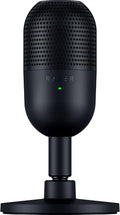 Razer Seiren V3 Mini - Ultrakompaktes Usb-Mikrofon (14Mm Supernieren Kondensatormikrofon, Tap-To-Mute-Sensor Mit Led-Anzeige, Integrierter Stoßdämpfer, Plug-And-Play Design) Schwarz
