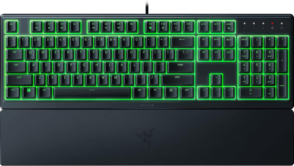 Razer Ornata V3 X - Flache Membran-Tastatur Mit Razer Chroma RGB QWERTZ | De-Layout, Schwarz & Deathadder Essential (2021) - Essentielle Gaming-Maus Mit Optischem 6.400-Dpi-Sensor Schwarz