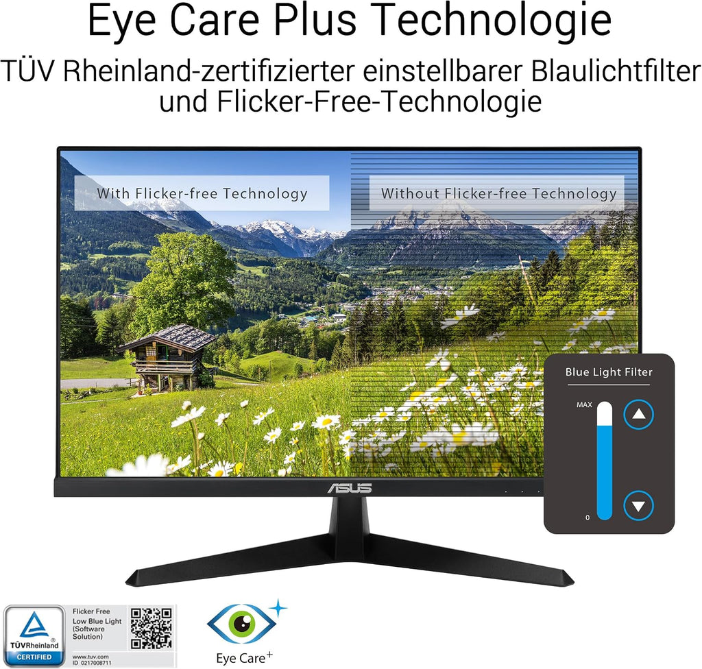 ASUS VY279HGR 27 Zoll 120Hz IPS Eye Care Gaming Monitor
