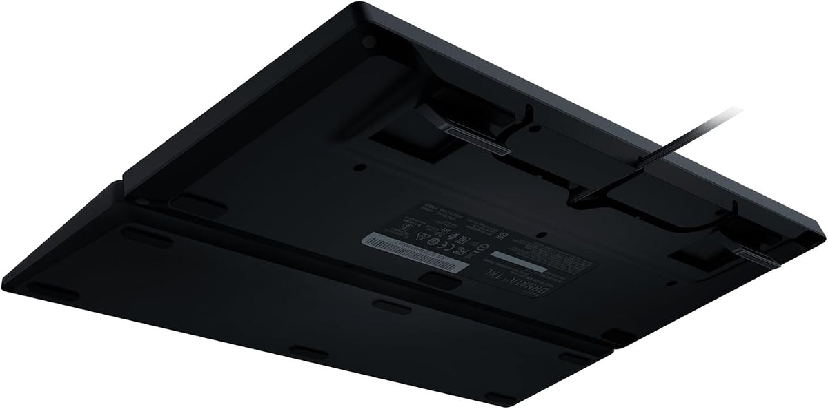 Razer Ornata V3 Tenkeyless - Kompakte Flache Gaming-Tastatur (Mecha-Membran-Switches, Tastenkappen Mit Anti-Uv-Beschichtung, Beleuchtete Separate Medientasten) QWERTZ De-Layout | Schwarz