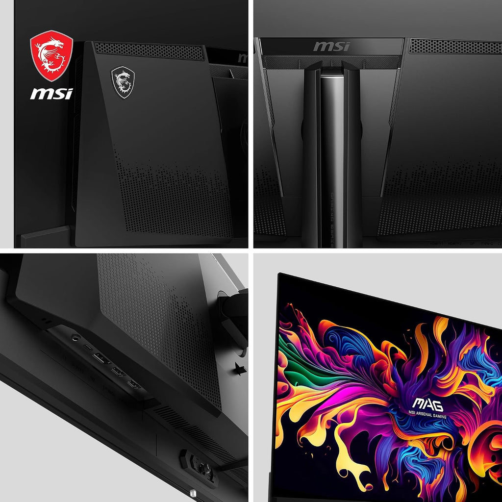 MSI MAG 321UPX QD-OLED 31.5 Zoll 4K UHD Gaming Monitor - 3840 X 2160 Quantum Dot OLED Panel, 240Hz / 0.03Ms, 99% DCI-P3, ΔE≤2, Displayhdr True Black 400 - DP 1.4A, HDMI 2.1, USB Type-C