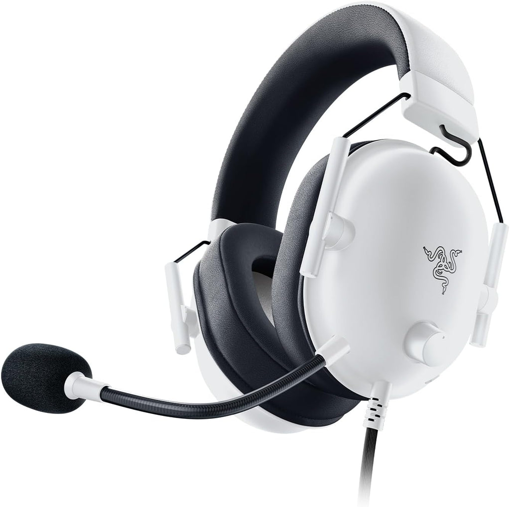 Razer Blackshark V2 X - Multi-Plattform Kabelgebundenes Esports-Headset (Triforce 50Mm Treiber, Erweiterte Passive Geräuschunterdrückung, 7.1 Surround Sound, Hyperclear Cardioid Mic) Weiß