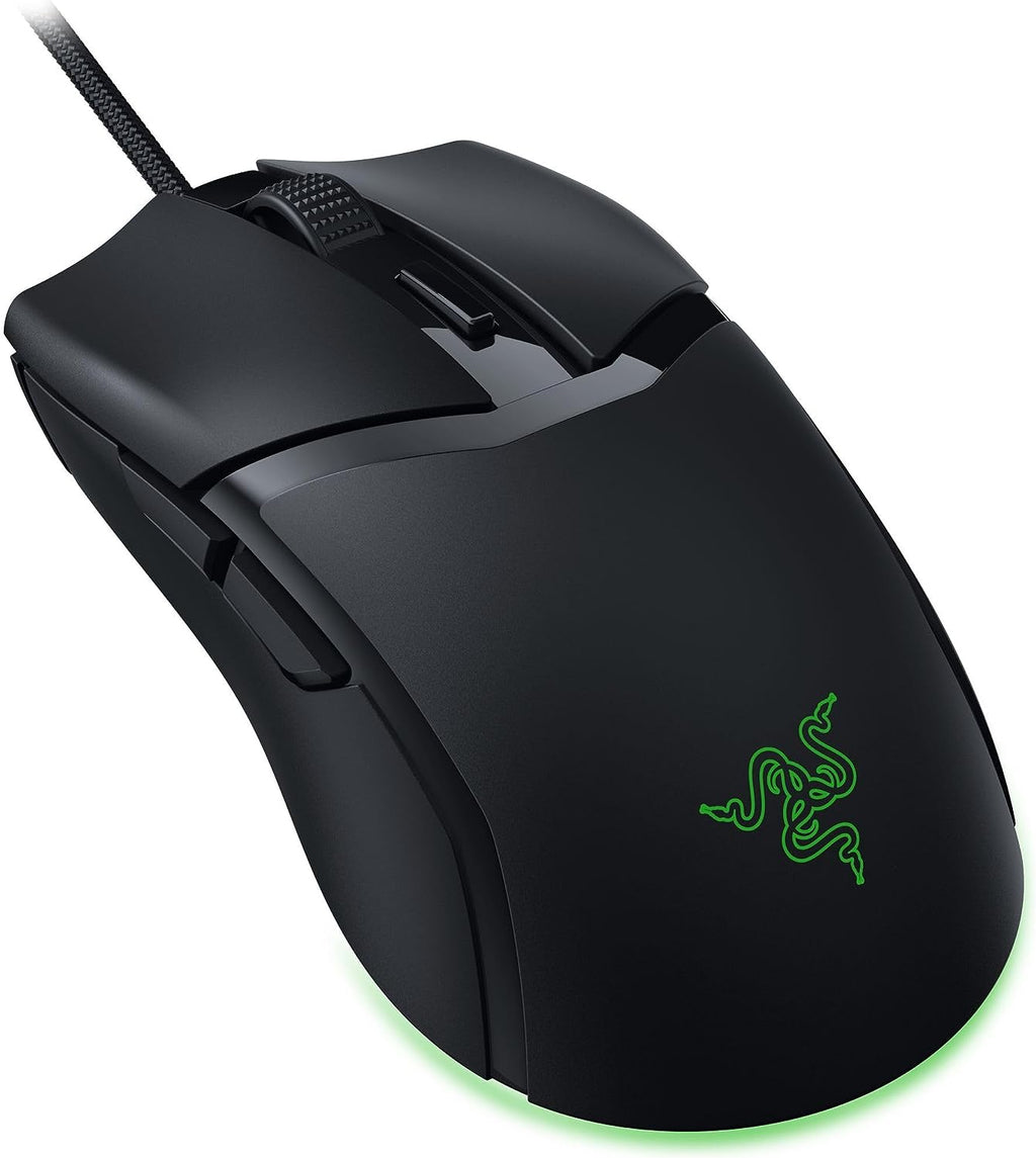 Razer Cobra - Leichte Kabelgebundene Gaming-Maus Mit Chroma RGB (Federleichte 57 G, Optische Maus-Switches Der 3. Gen, Chroma-Beleuchtung Mit Unterbodenbeleuchtung, Präzise Sensor-Anpassungen) Schwarz