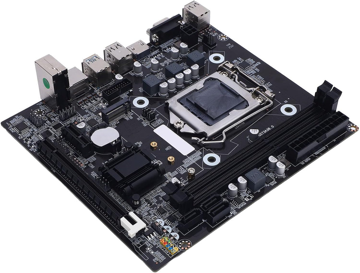 H81 Gaming Motherboard, LGA 1150 Micro ATX PC Motherboard, 2X8 GB DDR3 -Speicher M.2 NVME, NGFF SATA 3.0 6 GB/S PCI E