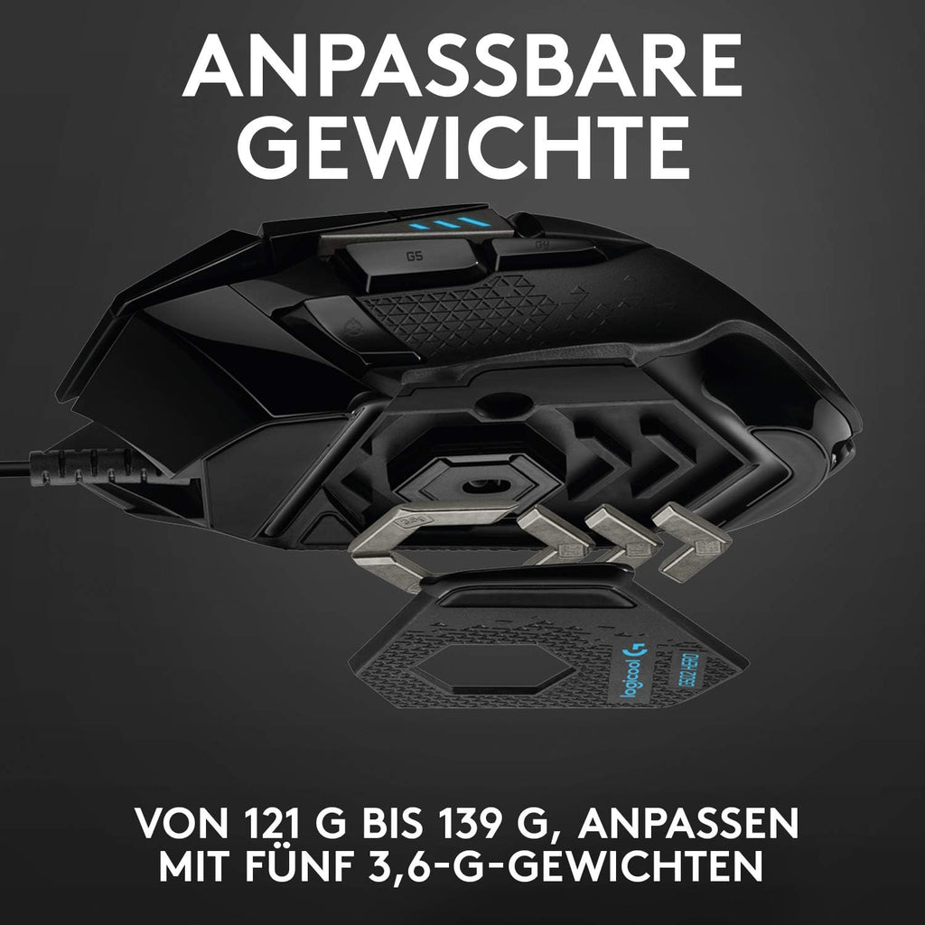 Logitech G G502 HERO High-Performance Gaming-Maus