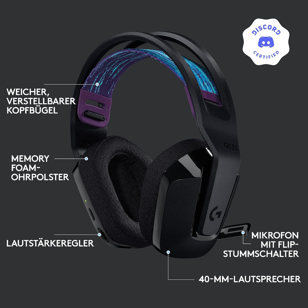 Logitech G535 LIGHTSPEED Wireless Gaming Headset
