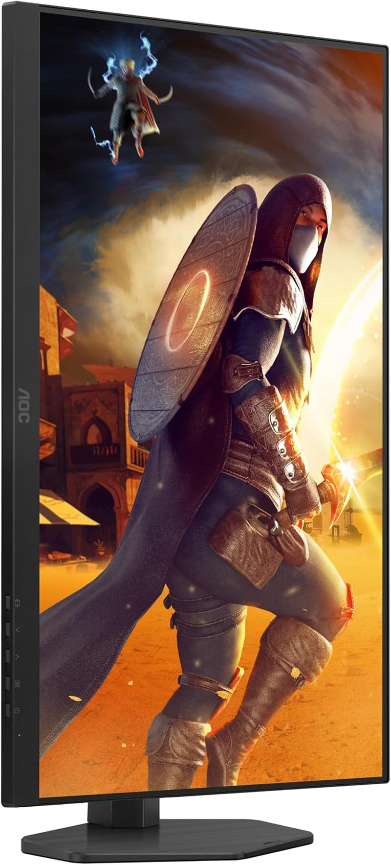 AOC Q27G4ZR 27 Zoll WQHD Gaming Monitor, 260Hz, Fast IPS Panel, 1Ms Gtg, HDR400, G-Sync Compatible, Höhenverstellung,Lautsprecher,(2560X1440 HDMI 2X 2.0 DP 1X 1.4) Schwarz