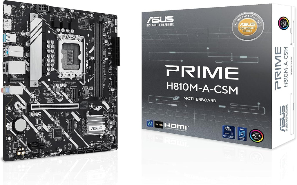ASUS Prime H810M-A-CSM Mainboard Sockel Intel LGA 1851