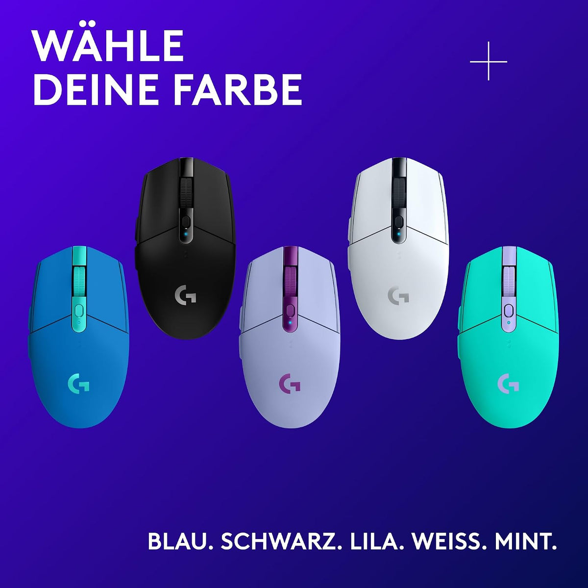 Logitech G G305 LIGHTSPEED Kabellose Gaming-Maus Mit HERO 12K DPI Sensor