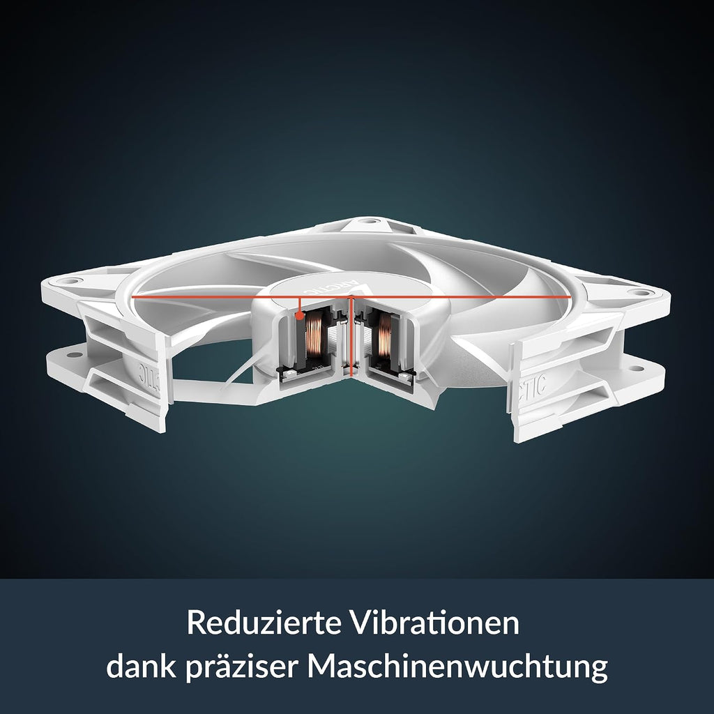 ARCTIC P12 Pro A-RGB (3 Stück) - Leistungsstarker 120 Mm Premium PC Lüfter