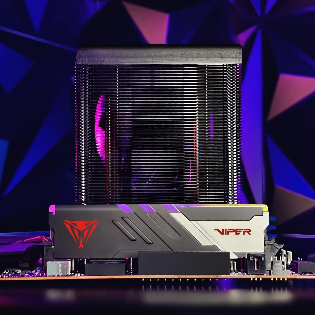 Patriot Viper Venom RGB DDR5 RAM 32GB (2X16GB) 6000Mt/S CL30 UDIMM Desktop Gaming Memory Kit - PVVR532G600C30K