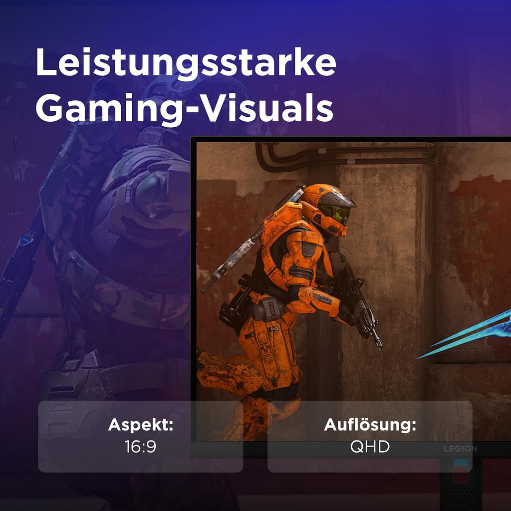 Lenovo Legion R27Qe Gen 2 | 27" QHD Gaming Monitor | 200 Hz | 0.5Ms