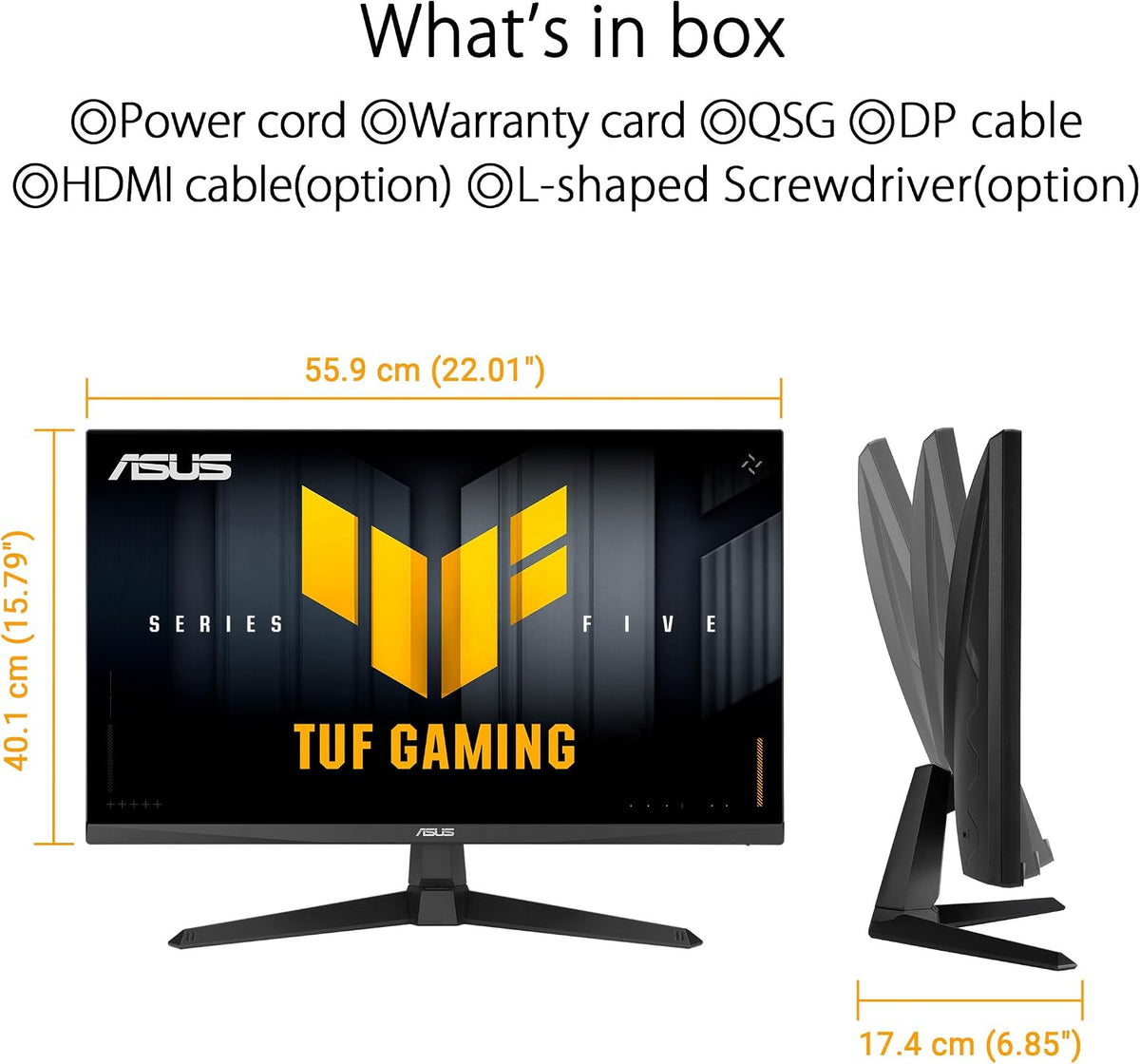 ASUS TUF Gaming VG259Q5A 24 Zoll FHD Fast IPS 200Hz Gaming Monitor