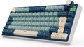 RK ROYAL KLUDGE R75 Mechanische Tastatur Kabellos 75% Blau Creamy Switches