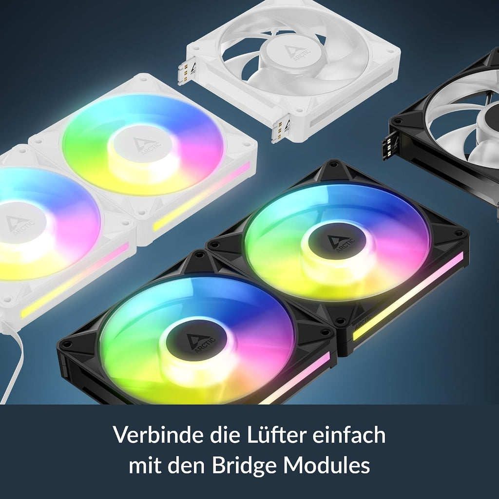 ARCTIC Bionix P12 A-RGB 3Er-Pack, 120 Mm Pwm-Lüfter Mit Daisy Chain