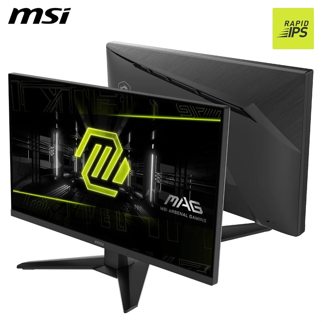 MSI MAG 272FDE, 27 Zoll, Fhd,1920X1080, Gaming-Monitor, 200 Hz, 0,5 Ms, Hdr-Fähig, AMD Freesync Premium, Augenschonend, AI Vision, HDMI 2.0B, DP 1.2A, Rahmenlos, Verstellbar, Vesa-Halterung, Schwarz