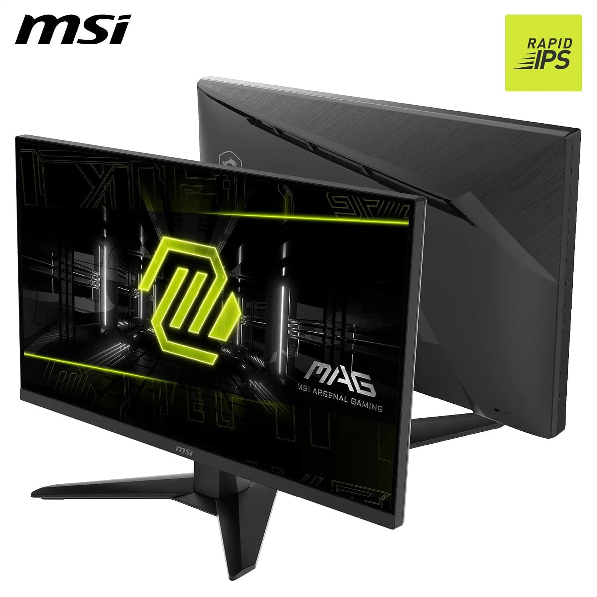 MSI MAG 272FDE, 27 Zoll, Fhd,1920X1080, Gaming-Monitor, 200 Hz, 0,5 Ms, Hdr-Fähig, AMD Freesync Premium, Augenschonend, AI Vision, HDMI 2.0B, DP 1.2A, Rahmenlos, Verstellbar, Vesa-Halterung, Schwarz