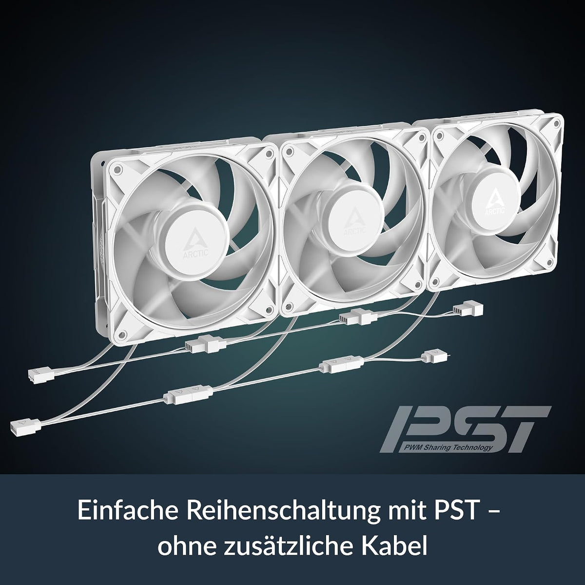 ARCTIC P12 Pro A-RGB (Weiß) - Leistungsstarker 120 Mm Premium PC Lüfter