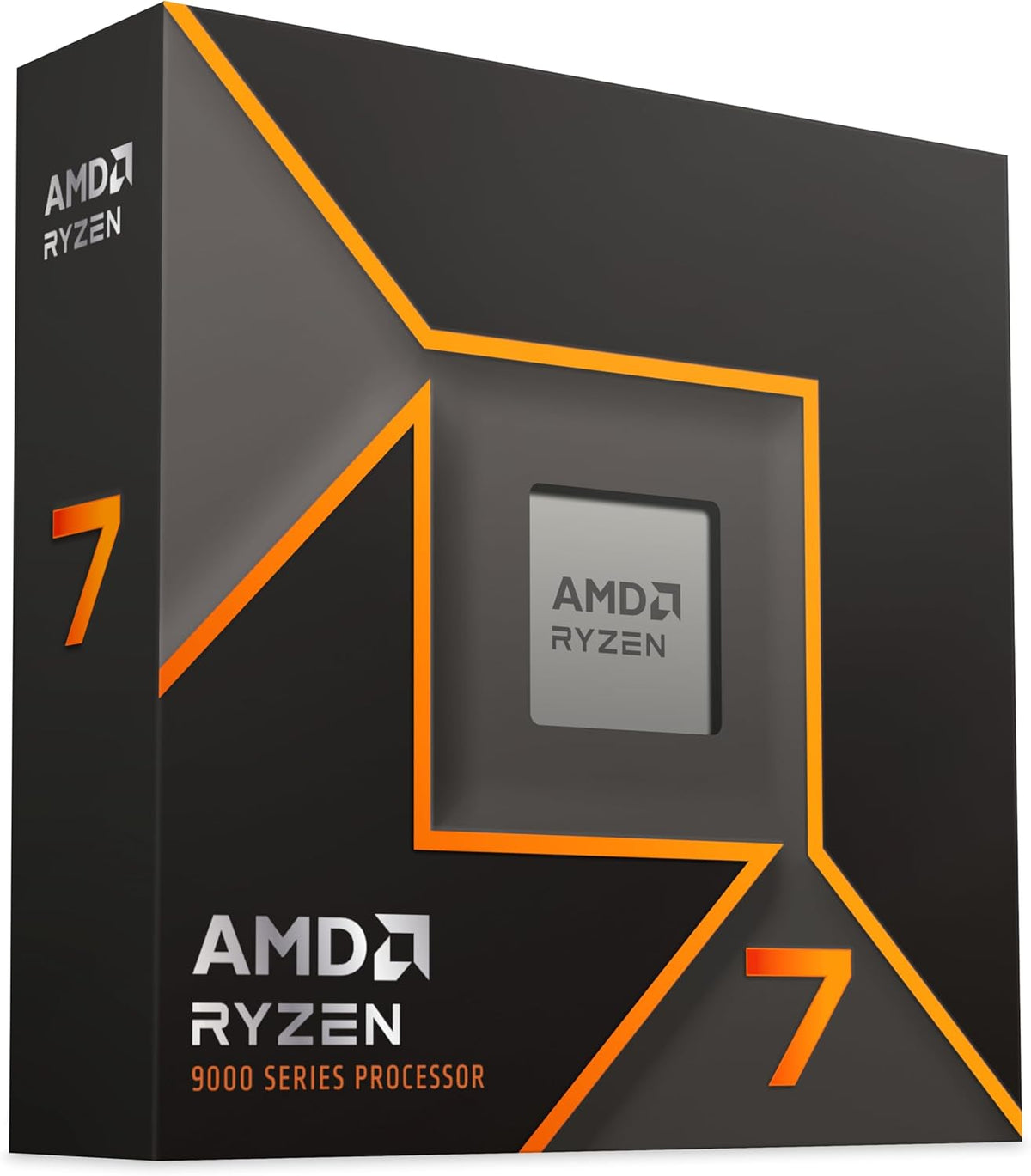AMD Ryzen 7 9700X Prozessor (8 Kerne/16 Threads) 65W DTP, AM5 Sockel, 40MB Cache, Bis Zu 5.5 Ghz Max Boost Frequenz, Kein Kühler