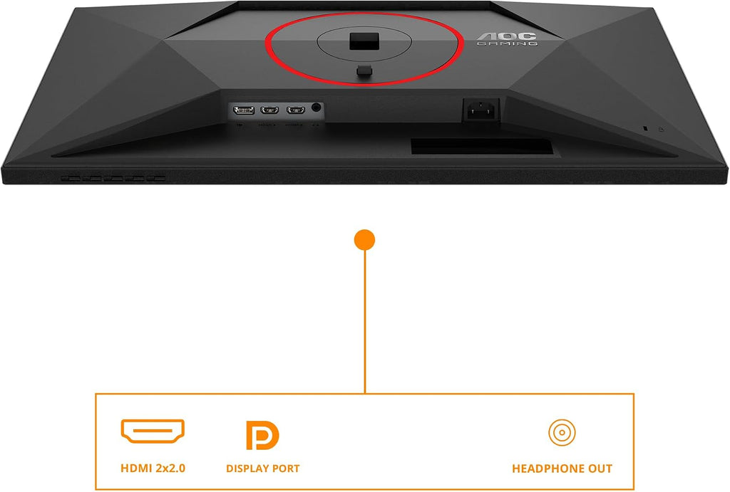 AOC Q27G4ZR 27 Zoll WQHD Gaming Monitor, 260Hz, Fast IPS Panel, 1Ms Gtg, HDR400, G-Sync Compatible, Höhenverstellung,Lautsprecher,(2560X1440 HDMI 2X 2.0 DP 1X 1.4) Schwarz