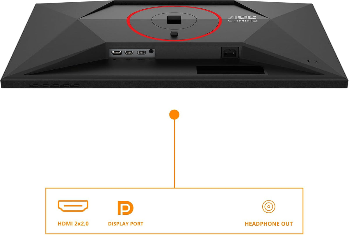 AOC Q27G4ZR 27 Zoll WQHD Gaming Monitor, 260Hz, Fast IPS Panel, 1Ms Gtg, HDR400, G-Sync Compatible, Höhenverstellung,Lautsprecher,(2560X1440 HDMI 2X 2.0 DP 1X 1.4) Schwarz