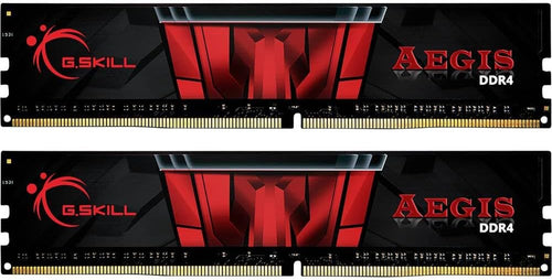 Aegis F4-3200C16D-16Gis Memoria 16 Gb 2 X 8 Gb Ddr4 288-Pin Dimm ( Ddr4 Ram 16Gb [2X8Gb Dual-Kit] Pc3200 Cl16 16Gis Aegis Black [Intel
