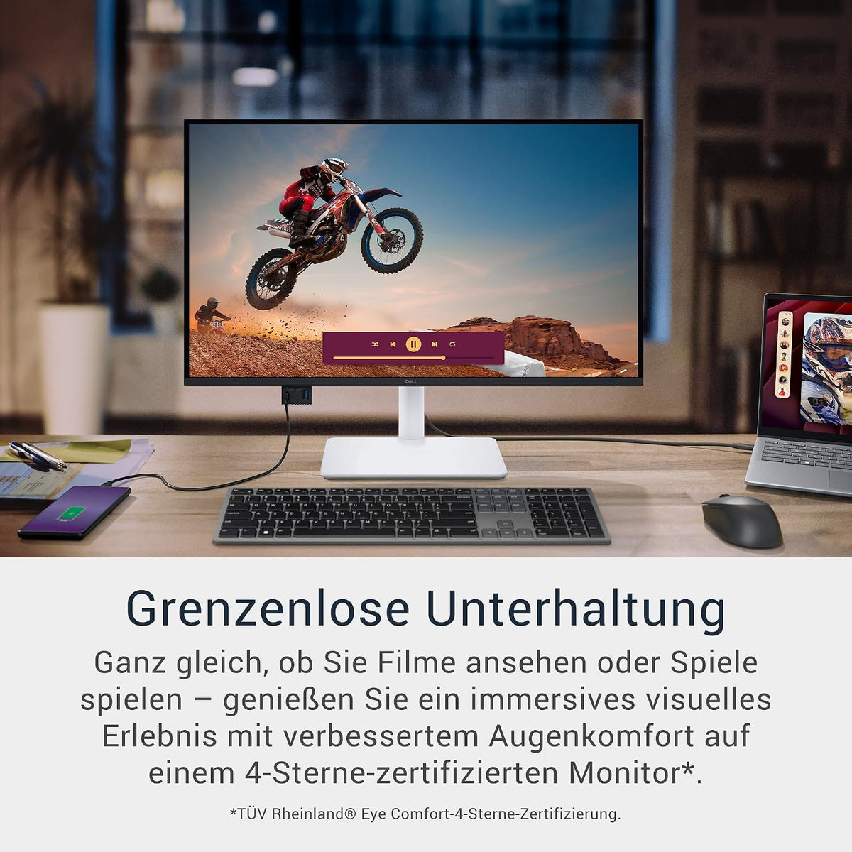 Dell 27 plus USB-C Monitor - S2725QC, 4K UHD (3840X2160), 120Hz, IPS, 4Ms
