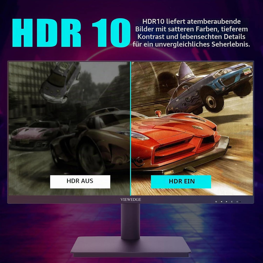 Gaming Monitor 24 Zoll FHD 180Hz,Va-Panel 1Ms,Pc Monitor 1080P