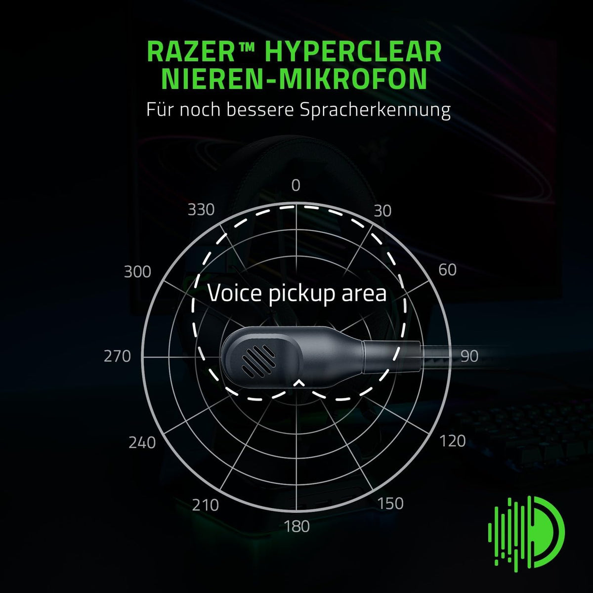 Razer Blackshark V2 X - Premium Esports Gaming Headset (Kabelgebundene Kopfhörer Mit 50Mm-Treiber, Rauschunterdrückung Für PC, Mac, PS4, Xbox One & Switch) Schwarz