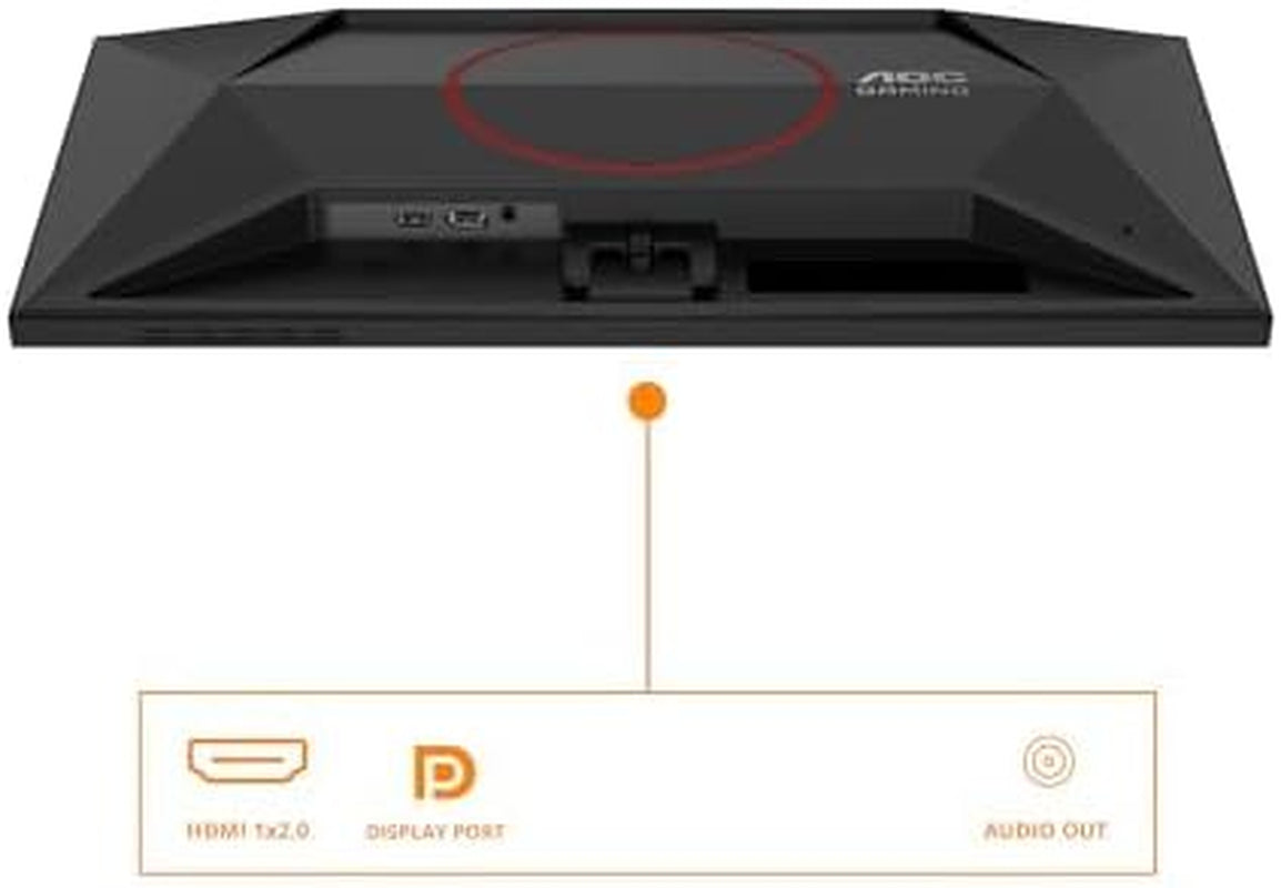 AOC 24G42E 24 Zoll FHD Gaming Monitor, 180Hz, Fast IPS Panel, 1Ms Gtg, HDR10, G-Sync Compatible, (1920X1080 HDMI 1X 2.0 DP 1X 1.4) Schwarz