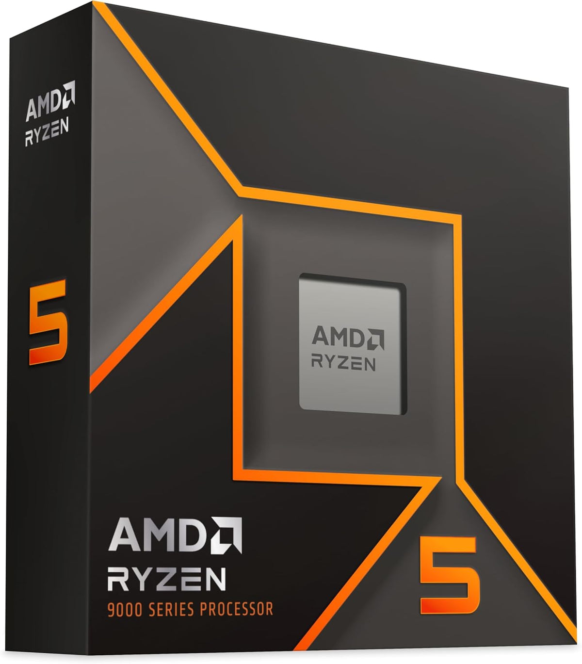 AMD Ryzen 5 9600X Prozessor (Radeon Grafik Included, 6 Kerne/12 Threads, 65W DTP, Sockel AM5, Cache 38MB, Bis Zu 5.4 Ghz Max Boost Frequenz, Kein Kühler)