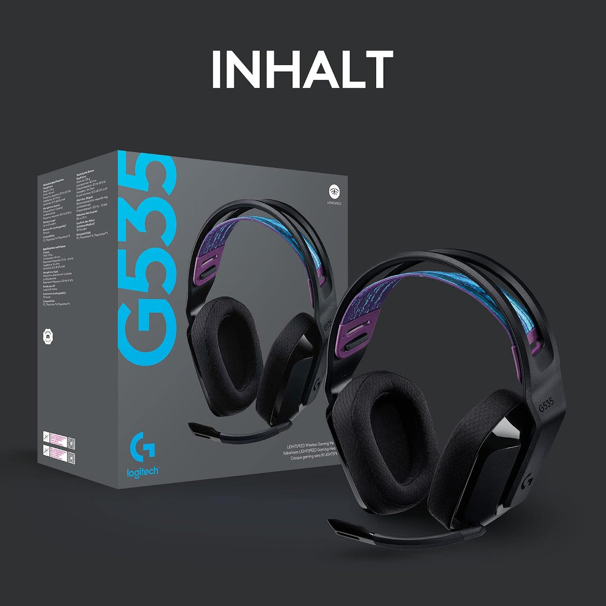 Logitech G535 LIGHTSPEED Wireless Gaming Headset