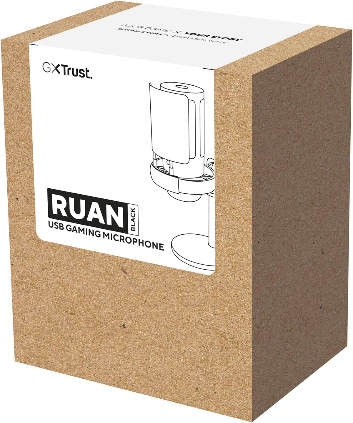 Gxtrust Ruan USB Gaming Mikrofon Mit RGB Beleuchtung, Schwarz