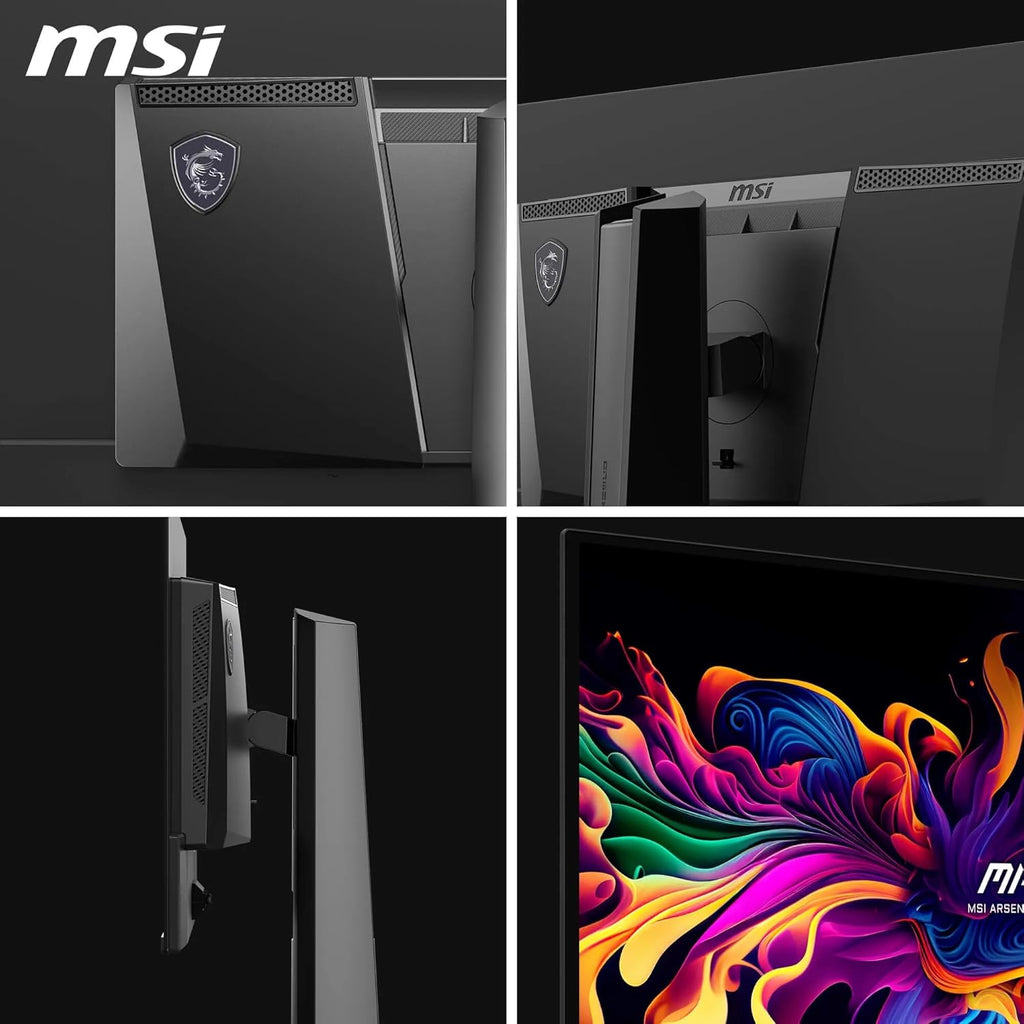 MSI MAG 274QPA QD-OLED X24 27-Zoll-Wqhd-Gaming-Monitor, 2560 X 1440 Quantum Dot Oled-Panel, 240 Hz, 0,03 Ms, G-Sync-Kompatibel, AMD Freesync Premium, HDMI 2.1, DP 1.4A, Höhenverstellbar, Schwarz